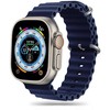 Apyrankė Apple Watch 4 / 5 / 6 / 7 / 8 / 9 / SE / Ultra 1 / 2 (42 / 44 / 45 / 49 mm) Tech-Protect IconBand Pro Midnight mėlynos spalvos