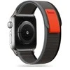 Tech Protect Išmaniojo laikrodžio Apple 4/5/6/7/8/SE/ULTRA nailoninis dirželis, Juodos spalvos, 42/44/45/49mm