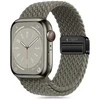 Apyrankė Apple Watch 4 / 5 / 6 / 7 / 8 / 9 / SE / Ultra 1 / 2 (42 / 44 / 45 / 49 mm) Tech-Protect Nylonmag Olive pilkos spalvos