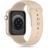 Apyrankė Apple Watch 4 / 5 / 6 / 7 / 8 / 9 / SE / Ultra 1 / 2 (42 / 44 / 45 / 49 mm) Tech-Protect silikoninė Walnut gelsvos spalvos
