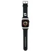 Apyrankė Apple Watch 4 / 5 / 6 / 7 / 8 / SE (38 / 40 / 41 MM) Karl Lagerfeld 3D Rubber Karl Head (KLAWMSLKNK) juodos spalvos