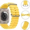 Tech Protect Išmaniojo laikrodžio Apple 4/5/6/7/8/SE/ULTRA silikoninis dirželis, Geltonos spalvos, 42/44/45/49mm