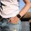 Tech Protect Išmaniojo laikrodžio Apple 1/2/3/4/5/6 odinis dirželis, Rudos spalvos, 42/44mm