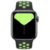 112800 Dirželis Apple Watch MXQW2FE/A 38/40/41mm Nike Sport Brand juodas-lime blast