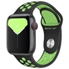 112800 Dirželis Apple Watch MXQW2FE/A 38/40/41mm Nike Sport Brand juodas-lime blast