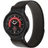 Tech-Protect Nylon Samsung Galaxy Watch 4 / 5 / 5 PRO / 6 / 7 / FE juoda/oranžinė