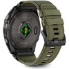 Apyrankė Garmin Fenix 5X / 5X Plus / 6X / 6X Pro / 7X / 8 (51mm) Tech-Protect Nylon Classic Olive Žalias
