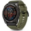 Apyrankė Garmin Fenix 5X / 5X Plus / 6X / 6X Pro / 7X / 8 (51mm) Tech-Protect Nylon Classic Olive Žalias