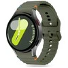 Apyrankė Samsung Galaxy Watch 4 / 5 / 5 PRO / 6 / 7 / FE Tech-Protect silikoninė Sport Army žalias