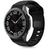 Apyrankė Samsung Galaxy Watch 4 / 5 / 5 Pro / 6 / 7 / FE Tech-Protect silikoninė juodos spalvos