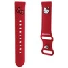 Hello Kitty Universal apyrankė HKUWLSCHBLR Silicone Kitty Head red 22mm