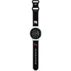 Hello Kitty Universal apyrankė HKUWLSCHBLK Silicone Kitty Head juodos spalvos 22mm