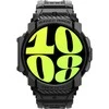 „Spigen Rugged Armor Pro“ – dirželis + dėklas, skirtas „Samsung Galaxy Watch 7“ 40 mm (matinis juodas)