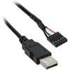 aqua computer USB cable A plug to socket strip – 200 cm