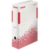 Archyvinė dėžė Esselte Speedbox FSC, 10cm, kartoninė, baltos-raudonos spalvos