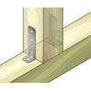 Arras Tvirtinimo kampas, sutvirtintas, 140 x 40 x 40 x 2.5 mm