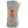 Articasa Arti Casa - Herringbone Cotton Blanket 130x170 cm (Juodas / Baltas)