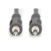 Digitus ASSMANN Audio pajungimo laidas, stereo 3.5mm, 1.50m, M/M, juodas, AK-510100-015-S