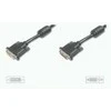 ASSMANN DVI-D extension kabelis, DVI(24+1), 2x ferrite, M/F, 7.5m, DVI-D DUAL link, AK-110005