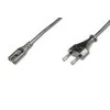 ASSMANN Power Cable Euro8-C7 1.8m, Juodas, H03VVH2-F2G 0.75qmm, AK-440114-018-S