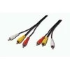 ASSMANN RCA connection kabelis, 3x RCA AV, 5.0m, AK-101030