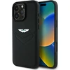 Dėklas Aston Martin HC Leather Victory Design Apple iPhone 16 Pro Max juodos spalvos