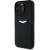 Dėklas Aston Martin HC Leather Victory Design Apple iPhone 16 Pro Max juodos spalvos