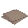 ATMOSPHERA SERVETĖLĖS MEDV 40X40CM PILKOS 2VNT