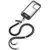 Audi virvelė telefonui 120cm 6mm crossbody juodos spalvos AU-CBL6-R8/D1-BK