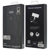 Audi virvelė telefonui 28cm 10mm Leather juodos spalvos AU-HSLSL-GT/D1-BK
