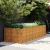 Aukštas sodo lovelis, 290x100x69cm, Corten plienas