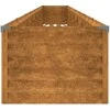 Aukštas sodo lovelis, 770x50x36cm, Corten plienas