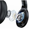 USAMS Bluetooth 5.3 Ausinės US-YH Series juodos spalvos TDLYEJYS01 (USAMS-YH21)