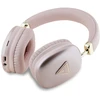 Ausinės Guess Bluetooth 5.3 Metallic Triangle Logo rožinės