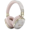 Ausinės Guess Bluetooth ENC Metal 4G Script Logo rožinės spalvos