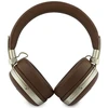Ausinės Guess Bluetooth ENC Metal Grained Triangle Logo rudos spalvos