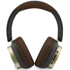 Ausinės Guess Bluetooth ENC Rectangle Metal Script rudos spalvos