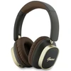 Ausinės Guess Bluetooth ENC Rectangle Metal Script rudos spalvos