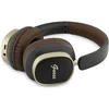 Ausinės Guess Bluetooth ENC Rectangle Metal Script rudos spalvos