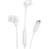 į ausis įkišamos ausinės Motorola Earbuds 3C-S USB-C baltos spalvos