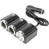 Automobilinis cigarečių degiklio skirstytuvas PNI Lighter 20 12V/24V 2 išvestys, 2 x USB, LED indikatorius