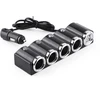Automobilinis cigarečių degiklio skirstytuvas PNI Lighter 04 12V / 24V 4 išvestys, 2xUSB, LED indikatorius
