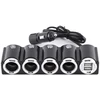 Automobilinis cigarečių degiklio skirstytuvas PNI Lighter 04 12V / 24V 4 išvestys, 2xUSB, LED indikatorius