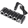 Automobilinis cigarečių degiklio skirstytuvas PNI Lighter 04 12V / 24V 4 išvestys, 2xUSB, LED indikatorius