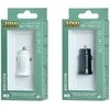 Automobilinis įkroviklis 30W QC USB + USB-C PD Remax Siya Series RCC358 juodos spalvos