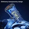 USAMS automobilinis įkroviklis 1xUSB+1xUSB-C C32 30W Fast Charge mėlynas CC164CC02 (US-CC164)
