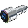 3Mk apsaugos priedai - 3mk Hyper Car Power siųstuvas 48W QC PD PPS USB 1C1A Sidabrinis