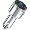 3Mk apsaugos priedai - 3mk Hyper Car Power siųstuvas 48W QC PD PPS USB 1C1A Sidabrinis