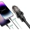 Automobilinis įkroviklis 45W USB-C PD + QC3.0 USB Tech-Protect CC45W juodos spalvos