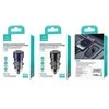 USAMS automobilinis įkroviklis C39 USB+USB-C 60WFast Charge juodas CC208CC01 (US-CC208)